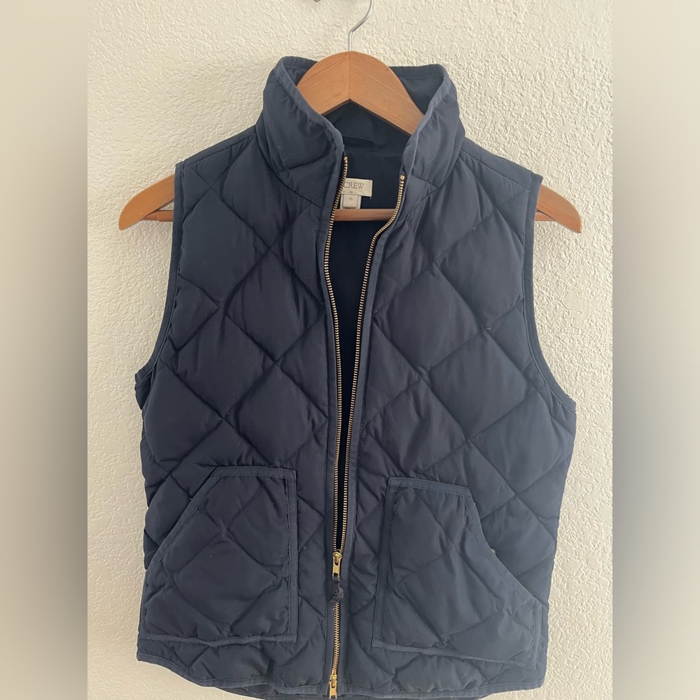 J.crew down puffer vest